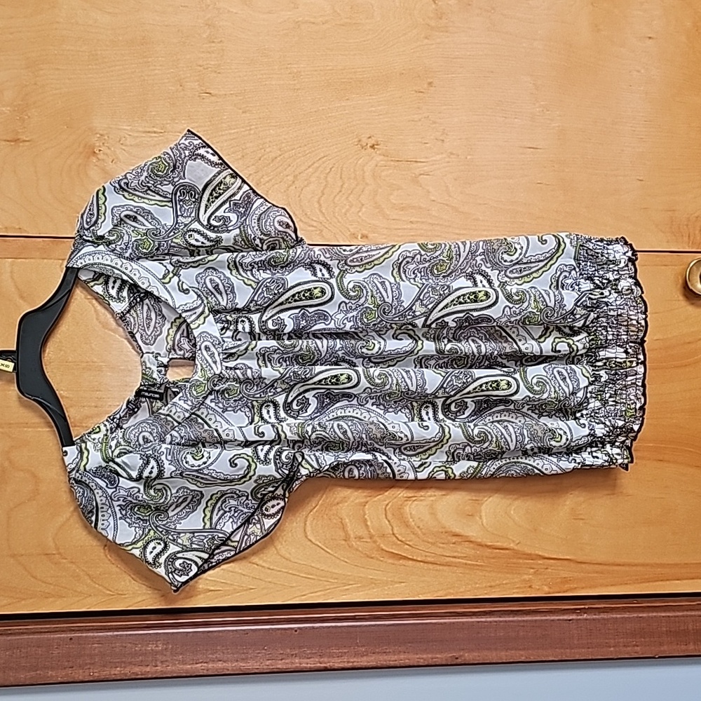 Maurices sheer paisley top
